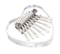 GLSTOY Portable Mini Thumb Piano Acrylic Kalimba Finger Piano for Beginners Music Lovers Smooth Design Resonance Easy to Play Instrument