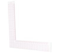 GLSTOY Professional Plastic L Square Sewing Ruler Right Angle Measuring Tool for Fabric Quilting Tailor Craft Metric Scale for Accurate Garment Pattern Making