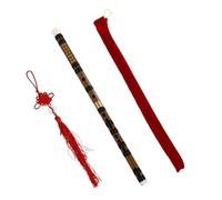 GLSTOY Professional Two-piece G Key Bamboo Flute for Beginners, Traditional Chinese Wooden Dizi with Natural Finish, Student Introductory Musical Instrument Suitable for Kids Practice