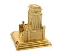 GLSTOY Resin Craft Table Decoration The Holy Temple of Jerusalem Model Lightweight Golden Statue with Imitation Metal Texture Easy to Place and Move Not Easy to Wear and Tear Elegant
