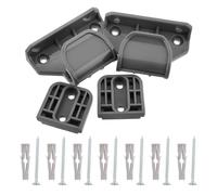 GLSTOY Retractable Gate Extension Kit with Replacement Hardware, Gray Safety Gate Fixing Parts for Indoor Staircases and Doorways, and Pet Safety Barrier