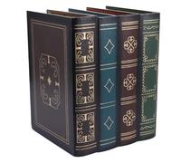 GLSTOY Retro Book Shape Storage Box Decorative Mdf Material Lightweight and Portable Photo Prop for Home and Office Organising with Assorted Colour Options