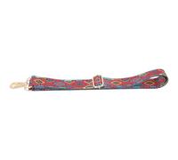 GLSTOY Retro Colorful Printed Banjo Strap with Adjustable Shoulder Belt and Rainbow Diamond Hook, Vintage Ethnic Style Banjo Replacement Strap for Musical Instrument Accessories