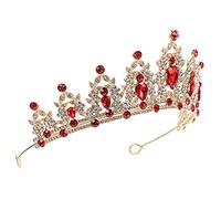 GLSTOY Rhinestone Tiara Crown for Women Elegant Bridal Crown for Parties Birthdays Celebrations Lightweight Comfortable Hair Accessory for Brides