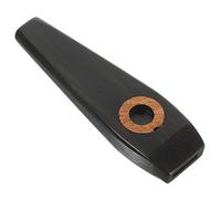 GLSTOY Rosewood Kazoo Musical Instrument Set 6 Membranes and 2 Pads, Easy to Learn Kazoo for Kids and Adults, Portable Music Toy and Guitar Accompaniment