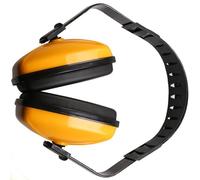 GLSTOY ’s Noise Reduction Ear Muffs for Sleeping and Learning, Adjustable Hearing Protection Headphones, Yellow Travel Noise Blocking Earmuffs