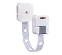 GLSTOY Safety Cabinet Locks White Abs Material for Refrigerator Doors and Drawers Easy to Install, Prevents Fingers from Being Caught, of Self-Adhesive Multi-Purpose Locks for Home