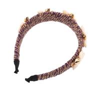 GLSTOY Seashell Wide Headband for Women and Lightweight Comfortable Pearl Hairband with Elegant Shell Design Travel Friendly Beach and Summer Hair Accessory for Wedding Bridal Casual