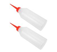 GLSTOY Sewing Machine Oil Bottles 2Pcs Plastic Squeeze Dispensers with Accurate Needle Tips, Includes Spare Jug, Suitable for Flatbed and Light Machine Oil