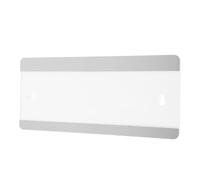 GLSTOY Silver Stainless Steel and Acrylic Office Name Plate for Wall Or Door Easy to Maintain and Time-saving Solution for Home Office Decor