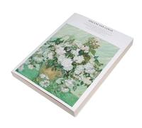 GLSTOY Sketch Book for Students Painting Notebook Green Paper Thick Blank Pages Easy to Carry Simple Design Drawing Accessory for Friends Who like Drawing and Recording Memories