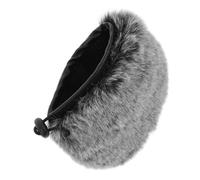 GLSTOY Snowball Windscreen Drawstring Microphone Cover Plush Windproof Shield Mic Muffler Microphone Accessory