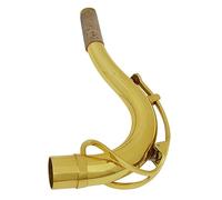 GLSTOY Tenor Saxophone Bend Neck Plated Neck Replacement for B Flat Tenor Sax Optimized for Sound and Easy Access to Higher Notes Durable and Aesthetic Design