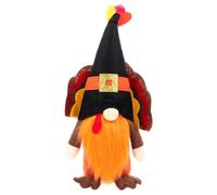 GLSTOY Thanksgiving Gnome Doll Decoration Cozy Stuffed Adornment for Holiday Scene Layout and Photo Prop Gift for Girlfriends with Skin-friendly Craftsmanship
