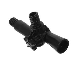 GLSTOY Threaded Tip Mop Handle Extension Pole Adapter, Angle Hinge Connector for Cleaning Poles, 1pcs Black Replacement Part Suitable for Window Track and Dusting Tools