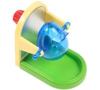 GLSTOY Training Plaything Parrot Food Dispenser Bird Exercise Feeding Prop for Budgies Cockatiels 1pc Metal Plastic Simple Structure