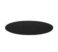 GLSTOY Turntable Platter Mat Wool Slipmat 285mm Black Anti-static Vinyl Record Player Mat Compatible with Vinyl Turntables