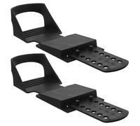 GLSTOY Universal Rowing Machine Foot Pedals Set with Anti-Slip Rubber for Indoor Cardio Exercise and Enhanced Calorie Burning