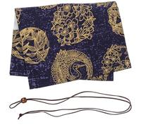 GLSTOY Vintage Totem A5 Adjustable Book Cover Sleeve Handmade Fabric Book Protector Pouch for Students Reusable Suitable and Journals