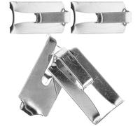 GLSTOY Vinyl Record Movement Fasteners with Quick Installation and Sturdy Design 4pcs Metal in Silver for Turntable Record Player Accessories