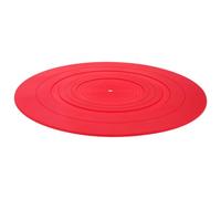 GLSTOY Vinyl Record Player Mat Silicone Non Static Turntable Slipmat for Phonograph Shock Absorbing Protective Pad