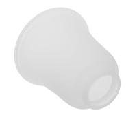 GLSTOY White Frosted Bell Shaped Glass Lampshade, Wall Lamp Shade Replacement for Bedroom Vintage Lighting, Frosted Glass Globe Ceiling Fan Light Shade, Nordic Style Pendant Lamp