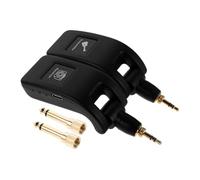 GLSTOY Wireless Guitar Audio Transmitter Receiver 2.4ghz Rechargeable Wireless System for Electric Bass and Acoustic Guitar with 1 Channel Transmission, Cordless Music Instrument Adapter