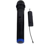 GLSTOY Wireless Handheld Microphone Wireless Mic for Singing Outdoor Live Streaming Home Karaoke Ktv Music Supplies Black One-To-One System without Battery and Accessories