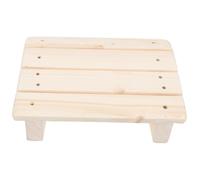 GLSTOY Wooden Foot Stool Slanted Premium Solid Wood Office Footrest Ergonomic Household Footstool for Under Desk Use in Home Study and Workplace