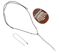 GLSTOY Wooden Kalimba Keys Thumb Piano Mini Wooden Musical Instrument Supply for Boys and Girls Ages Finger Piano for Beginners and Practice at Home School