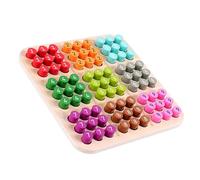 GLSTOY Wooden Sudoku Board Game for Early Education Natural Wood Material Wear-resistant and Safe Portable Compact Design Enhances Logical Thinking and Ability