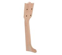 GLSTOY Wooden Ukulele Neck Replacement 21-inch Concert Size Classical Style Fingerboard Diy Handle for Ukulele Guitar Crafting and Repair