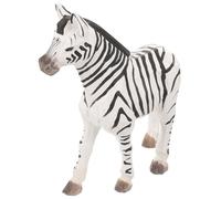 GLSTOY Wooden Zebra Figurine Decoration Small Animal Statue Lightweight Portable Elegant Creative Wood Carving Ornament for Home Decoration and Office