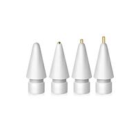 GLUBEE Replacement Tips for Apple Pencil Pro 2nd 1st Gen USB-C with Metal Core and POM Material Wear-Resistant Precise Tips Compatible with iPad Pro Air Mini 2023-2025 (4 Pack)