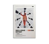 GLUC 2001: A Space Odyssey Poster, Canvas Art Print, Unframed, 20x30 Inch (50x75cm), Bedroom & Living Room, Science Fiction, Retro Style, HAL 9000