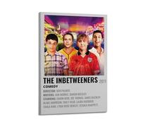 GLUC The Inbetweeners Movie Poster Classic Film And Television Poster Album Poster Teenager Room Wall Decoration 12x18inch(30x45cm) Frame-style