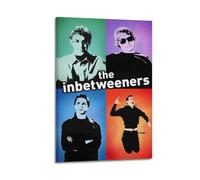 GLUC The Inbetweeners Movie Poster Classic Film And Television Poster Album Poster Teenager Room Wall Decoration 12x18inch(30x45cm) Frame-style