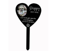 GLUCE Personalised Pet Memorial Plaques, Premium Photo, Gift, Cat, Dog, Rabbit, Garden Sign, Grave Marker, Plaque with photo, Image