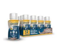 Glucerna Control Ready-to-Drink Shake (Coffee) - 12 x 220ml - Supports Glucose Balance - Meal Replacement - Weight Control - High Fibre & High Protein - Low Sugar - Contains Chromium - Low GI