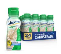 Glucerna Hunger Smart Shake, to Help Manage Blood Sugar, Homemade Vanilla, 10 fl oz, 24 Count