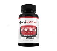Gluco Extend Blood Sugar Support Supplement - Supports Healthy Blood Sugar Levels, Natural Metabolic Balance, and Energy - 1 Month Supply