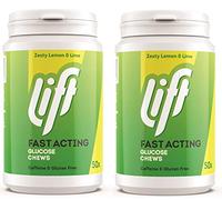 Gluco Tabs Zesty Lemon & Lime 50 Tabs 200g Fast Acting Glucose Glucotabs Tablets (2)