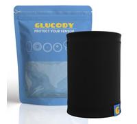 GLUCODY Freestyle Sensor Free 2 Armband / Suitable for All Sensors / Soft and Comfortable Diabetes Sensor Armband (Black, M (25-30 cm))