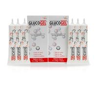 GlucoGel Fast Acting Glucose Energy Gel, Rapid Support for On-The-Go, Original Unflavoured, 10g of Glucose per Tube, 3 Count (Pack of 2)