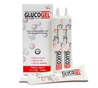 GlucoGel Fast Acting Glucose Energy Gel, Rapid Support for On-the-Go, Original Unflavoured, 10g of Glucose per Tube, 3 Count (Pack of 1)