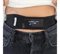 Glucology Insulin Pump Belt | Fanny Pack for Running or Travel - Diabetic Supplies and Accessories for Men and Women - Slim, Discreet Design (L - 76cm to 122cm, Black)…