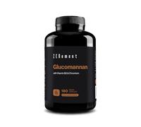 Glucomannan 3360 mg per dose, with Vitamin B3 and Chromium, 180 Capsules | 700mg of Glucomannan 95% per capsule | Konjac Root Vegetable Fibre | Vegan, Additives Free, Allergen Free, Non-GMO | Zenement