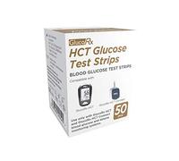 GlucoRx HCT Glucose Strips 50 Pack