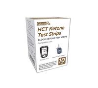 GlucoRx HCT Ketone Strips - Pack of 10 Test Strips, Type 1 Diabetes