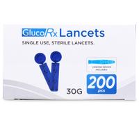GlucoRx Lancets 200 Pack